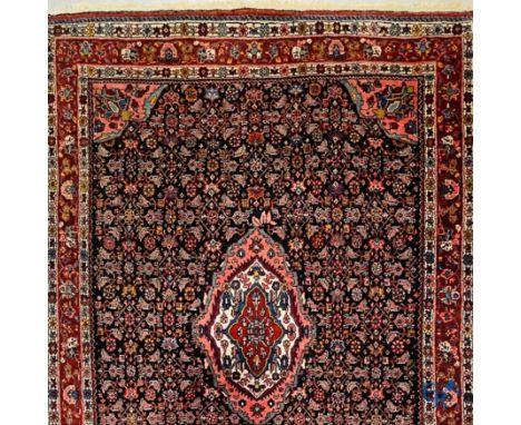 Oriental carpets. Bidjar, Iran. Hand-knotted Persian carpet. With certificate of purchase from 1976. | 210 x 145 cm.