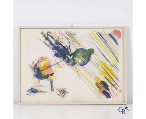 Ger Lataster (1920-2012) Lithograph, untitled 112/190. | 73 x 53 cm.