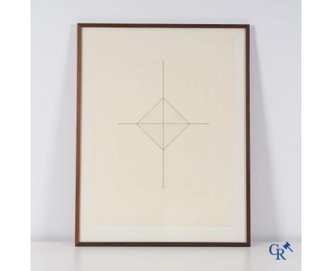 Dan Van Severen (1927-2009) untitled 1971, etching 17/75. | 49.5 x 35.5 cm.
