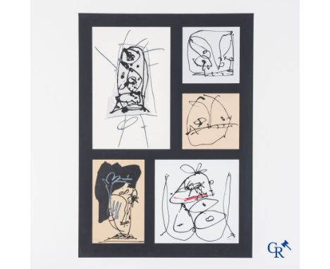 Antonio Saura (1930-1998) Untitled, lithograph 102/190. | 70 x 50 cm. | Condition: not framed