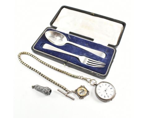 An antique silver cigar cutter pendant. The cigar cutter having a raised image of the green man and bale to terminal. Stamped