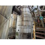 Vertical type reactor in Stainless Steel 316L; Capacity 36 m3; design pressure 11.14Kg/m2; design t