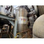 Vertical type reactor in Stainless Steel 316L; Capacity 36 m3; design pressure 11.14Kg/m2; design t
