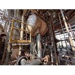 Horizontal Steam Condesate Tank in Carbon Steel 2.2m x 1.5m with 1 Level Transmitter and SV (Safety