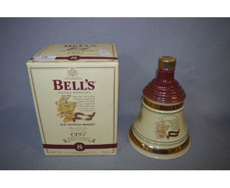 Wade Bells Scotch Whiskey Decanter - Christmas 1997 