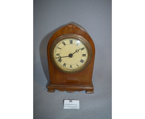 Edwardian Mahogany Mantel Clock 