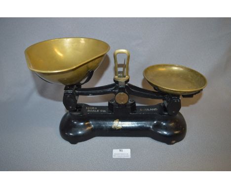 Librasco Cast Iron Balance Scales with Brass Pans 
