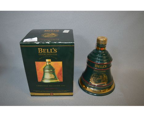 Wade Bells Scotch Whiskey Decanter - Christmas 1995 