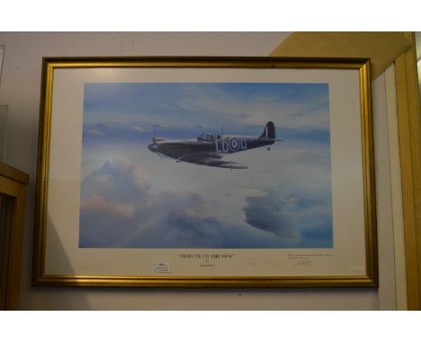 Signed Limited Edition Print - Tribute to the Few by Keith Hill 