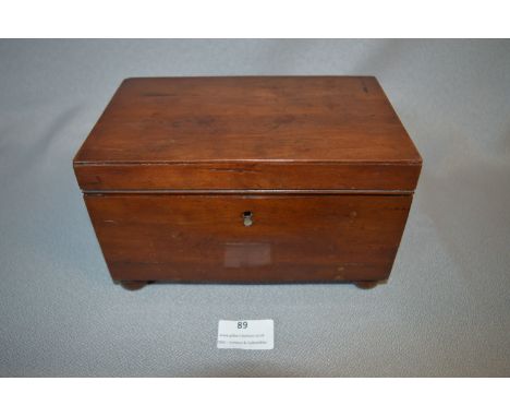 Mahogany Tea Caddy 