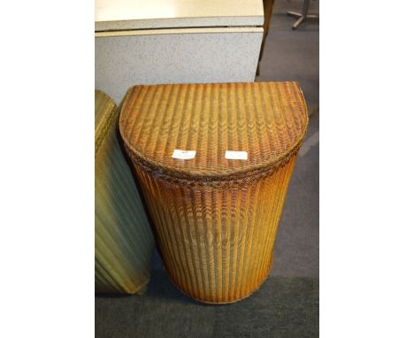 Lloyd Loom Golden Wicker Linen Basket 