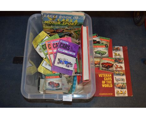 Collection of Picture History Motorcar Books, Dinky Toys Book, Eagle Annuals, etc.