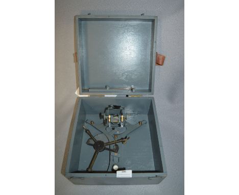 Wood Cased Azimuth, Compass Magnifier 
