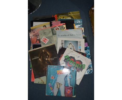 Collection of LP Records Including Rolling Stones, Dave Edmonds, Erasure, etc. 