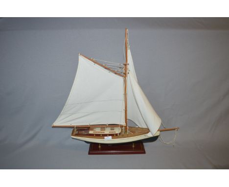 Model Sailing Boat on Stand 