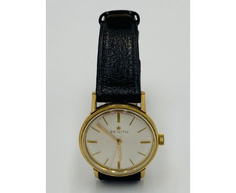 Zenith gents wristwatch, in going order. Estimate: £40-60.This item qualifies for in-house posting.
