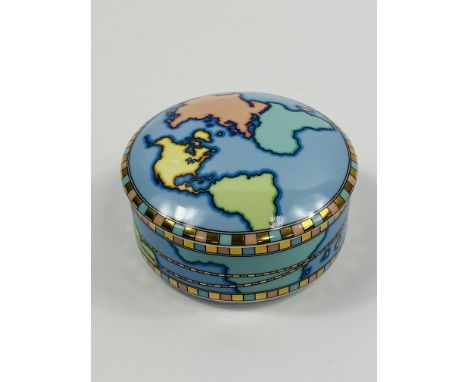 Tiffany ceramic trinket dish, 10.5cm diameter. Estimate: £20-40This item qualifies for in-house posting.