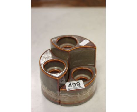 Laguna Art Ceramic Three Piece Candle Holder