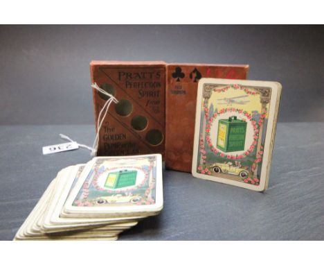 Pratts Perfection Spirit vintage playing cards