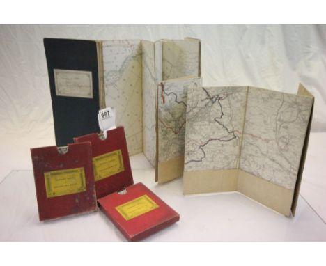 Five 19th Century Ordnance Survey maps to include Stanford