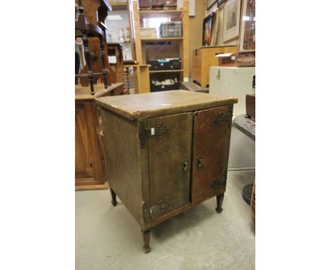 1930's / 40's Leatherette Covered Music Cabinet