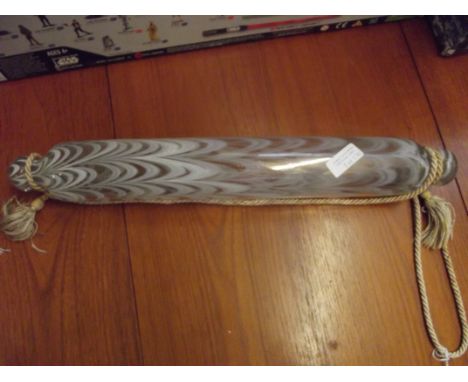 Victorian Nailsea glass rolling pin 