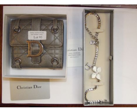 Christian Dior necklace together with a Christian Dior, both complete with certificates and boxes 