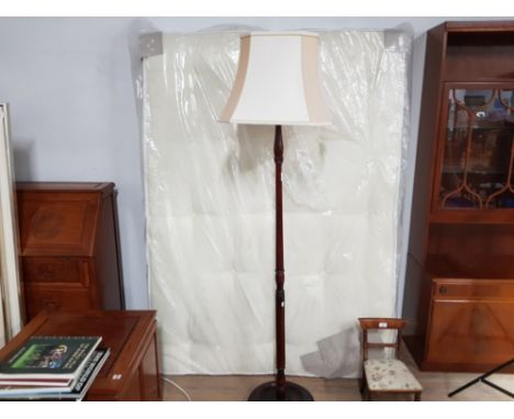MAHOGANY STANDARD LAMP