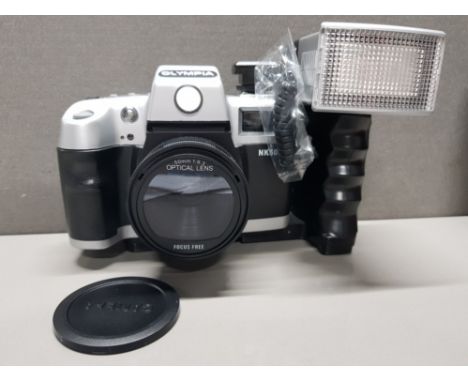OLYMPIA NO 5050 DELUXE AUTOMATIC CAMERA, WITH CARRY BAG AND ORIGINAL BOX