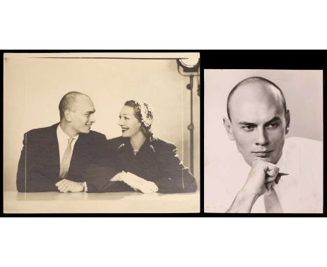 ▲ Dorothy Wilding (1893-1976) 1940s and later, a group of five silver gelatin photographs on paper, depicting actors:Yul Bryn
