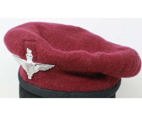 British post-war Parachute Regiment beret, size 55. UK P&amp;P Group 2 (£20+VAT for the first lot and £4+VAT for subsequent l