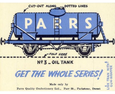 PARRS, Railway Model Series, missing No. 1, large, p/b, unused, EX, 4