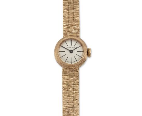 Bueche-Girod. An 9ct gold manual wind bracelet watch London hallmark for 1964 17 jewel Cal: 64 manual wind Swiss movement, si