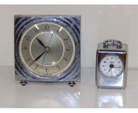A Hammond electric alarm clock and a travel clock (2)