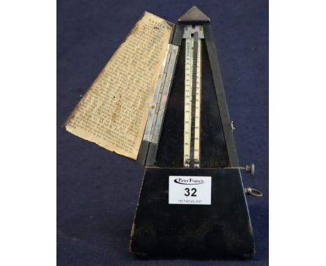 Vintage metronome.(B.P. 24% incl. VAT)