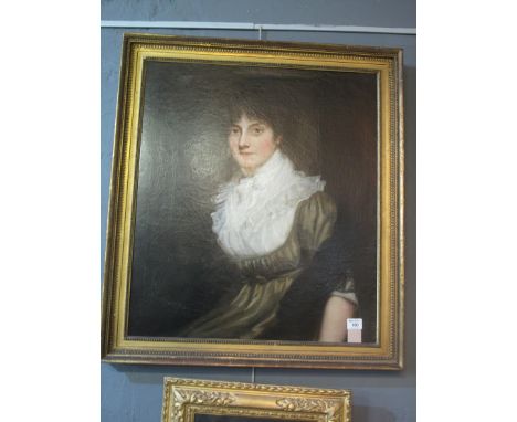 British school (19th Century), portrait of a lady, oils on canvas. 73 x 63cm approx, gilt frame. (B.P. 24% incl. VAT)