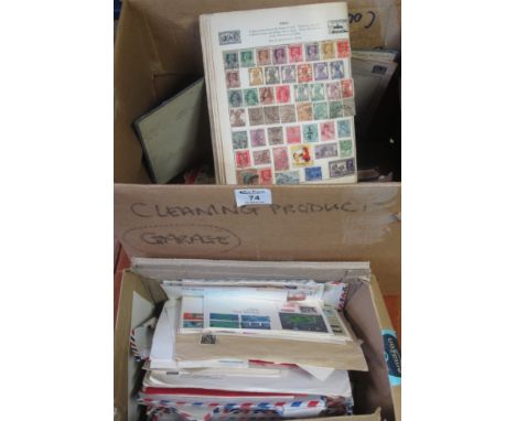 All World selection of stamps in various old albums an box of covers and First Day Covers.(B.P. 24% incl. VAT)