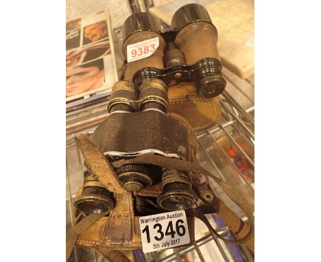 Two pairs of vintage binoculars 