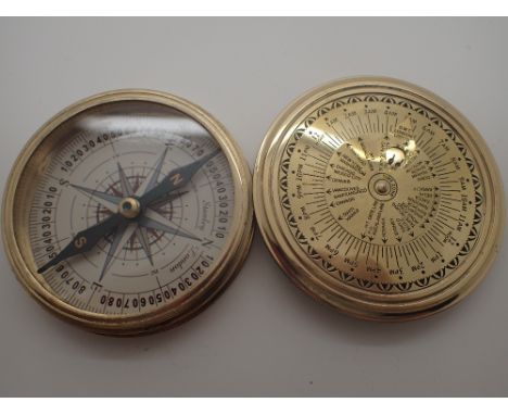 Brass compass