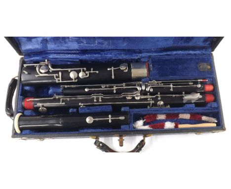 Renard Fox short reach bassoon, case