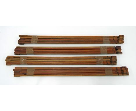 Forty rough sawn or otherwise unworked pernambuco violin bow sticks of various grades (40)