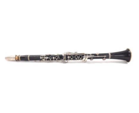 Blackwood clarinet by and stamped Selmer Series 9, ser. no. V5818