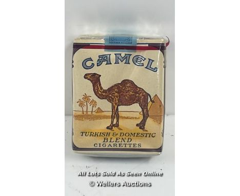 VINTAGE SEALED AND UNUSED PACK OF 20 CAMEL CIGARETTES 