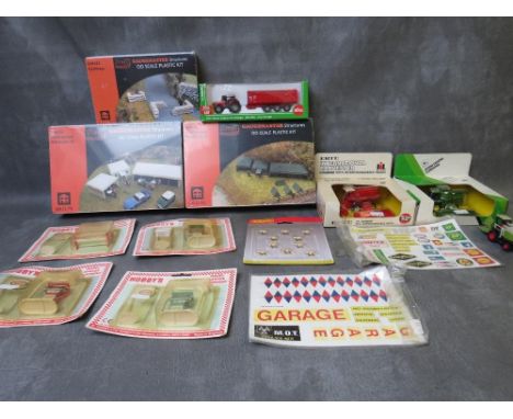 THREE BOXED GAUGEMASTER OO GAUGE 1:76 SCALE STRUCTURE KITS, (Forehampton marques, Forhampton military tent and sandbags), tog