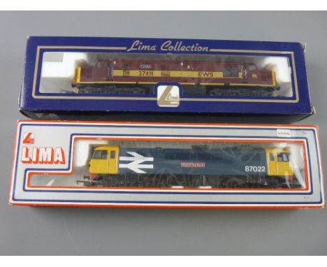 MODEL RAILWAY - a Lima Class 37 'Ty Hafan' and Class 87 'Cock of the North', both boxed with instructions, near mint test run