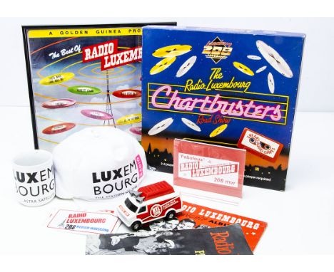 Radio Luxembourg Memorabilia, a large collection of memorabilia of Radio Luxembourg and RTL that includes  four programmes/al