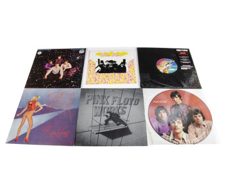 Pink Floyd LPs / 12" Singles, seven albums and four 12" singles by Pink Floyd and Solo members including Promos with titles i