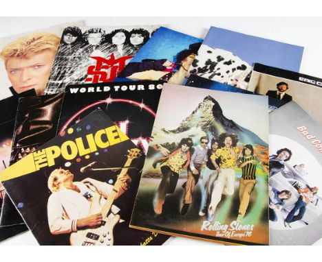 Concert Programmes, twenty mainly Rock and Pop tour programmes with artists comprising The Who, Thin Lizzy, David Bowie, Roxy