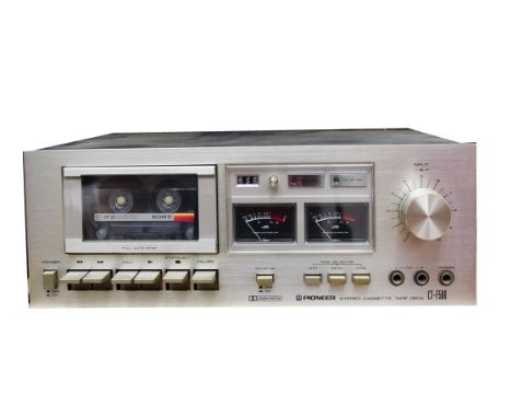 Hi Fi Separates / Reel to Reels, Pioneer stereo cassette CT-F500, Philips cassette recorder A2206, Hitachi amplifier HA-330, 