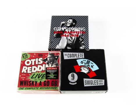 Soul / Motown Box Sets, three Box sets comprising Otis Redding Live at the Whisky A Go Go (6CD set - sealed), Otis Redding - 